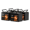 12V 100Ah Group 24 Bluetooth LiFePO4 Lithium Deep Cycle Battery with Self Heating