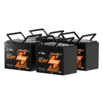 12V 100Ah Group 24 Bluetooth LiFePO4 Lithium Deep Cycle Battery with Self Heating