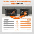 LiTime 12v 100ah group24 self-heating battery