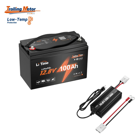 LiTime lithium batteries for trolling motors and 12V 20A Charger