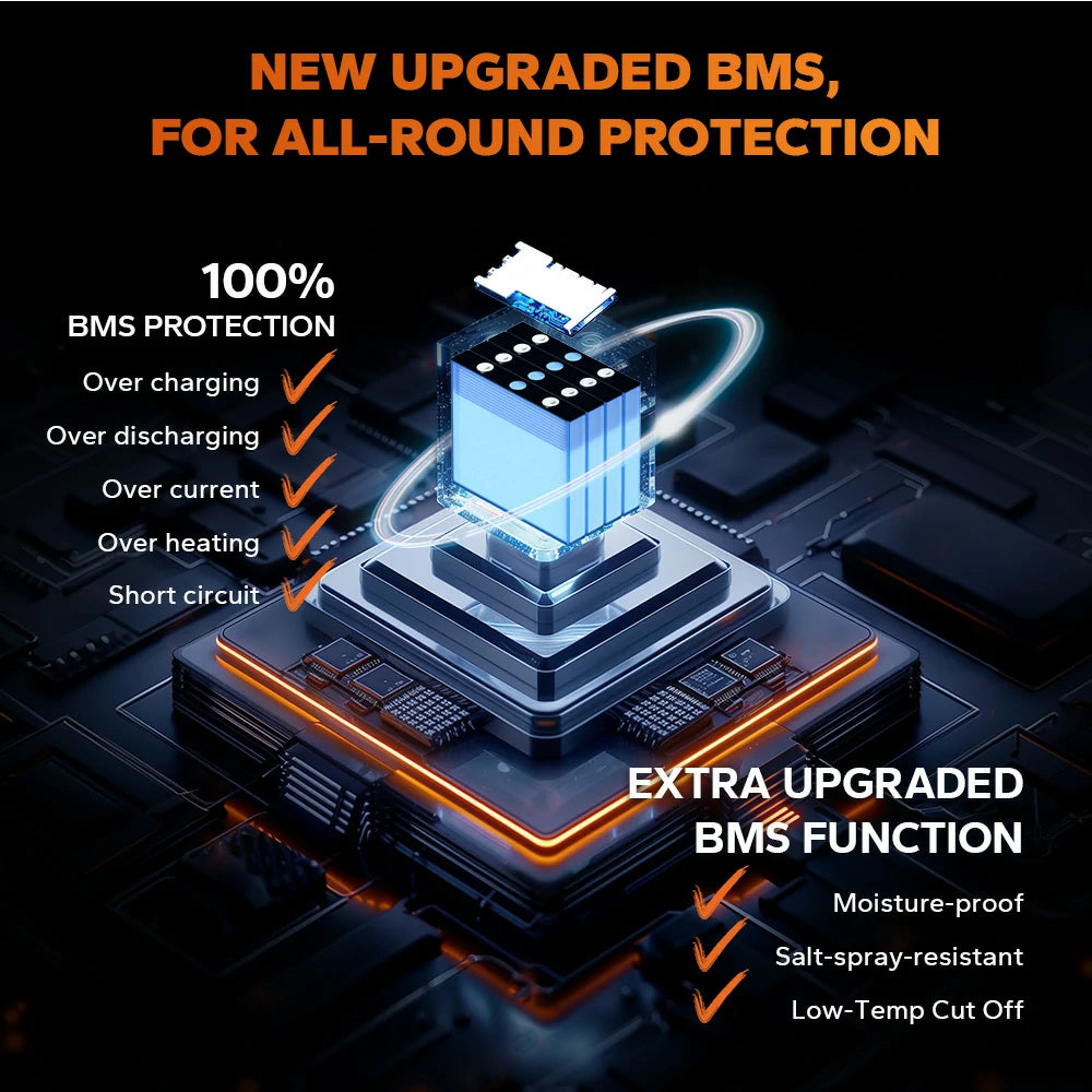 battery management system protection information of litime 12v 20ah marine lithium cranking battery