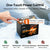 LiTime best  12v 30ah lithium battery for ice fishing with one-touth power control to protect battery lifespan