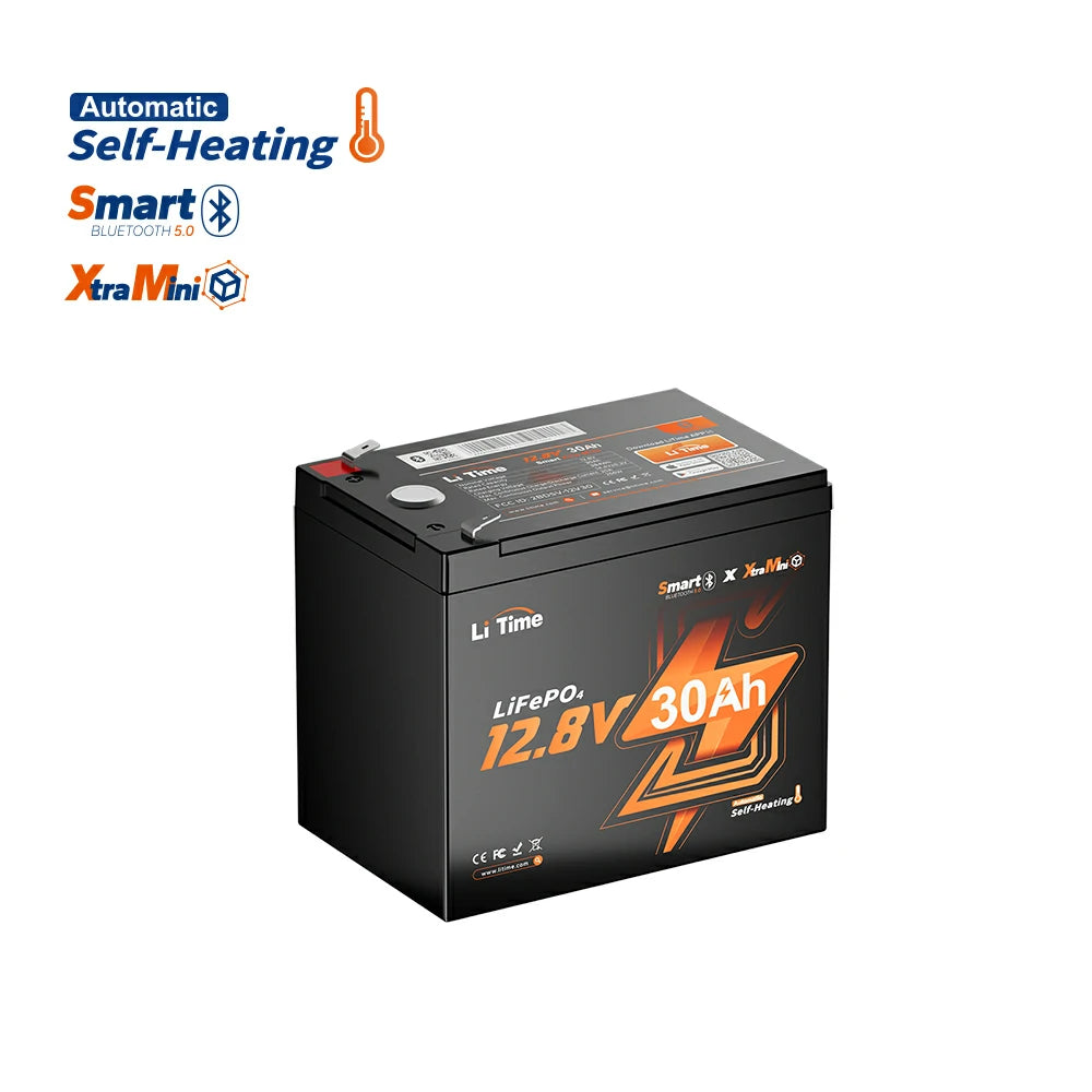 LiTime LiHeat™ Best Dual-Mode Self Heating Lithium Battery for Winter