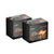 2 packs of  litime 12v 30ah lithium ice fishing battery