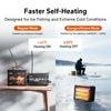 litime 12v 30ah lithium battery ice fishing with faster self-heating for cold weather