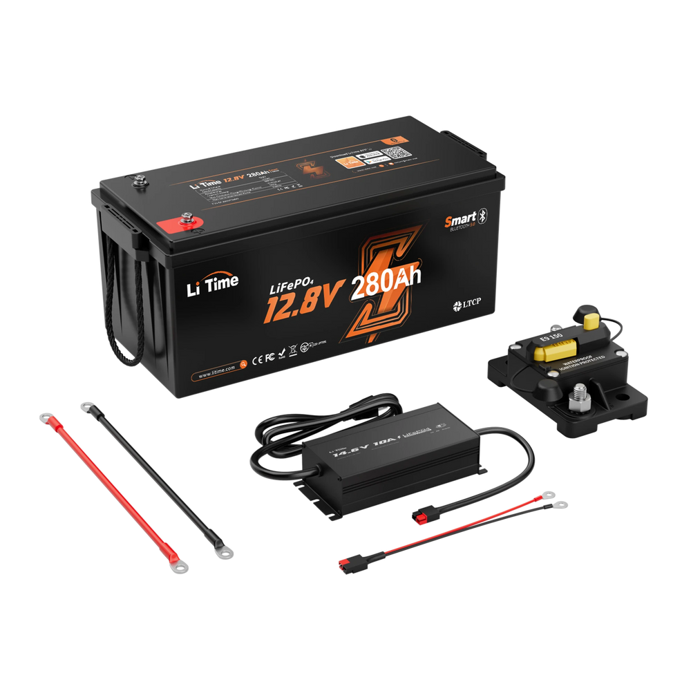 LiTime 12V 280Ah Battery | Powerful Bluetooth Lithium Solution