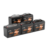 LiTime 12V 100Ah OBM Lithium Marine Battery for Electric Outboard Motors