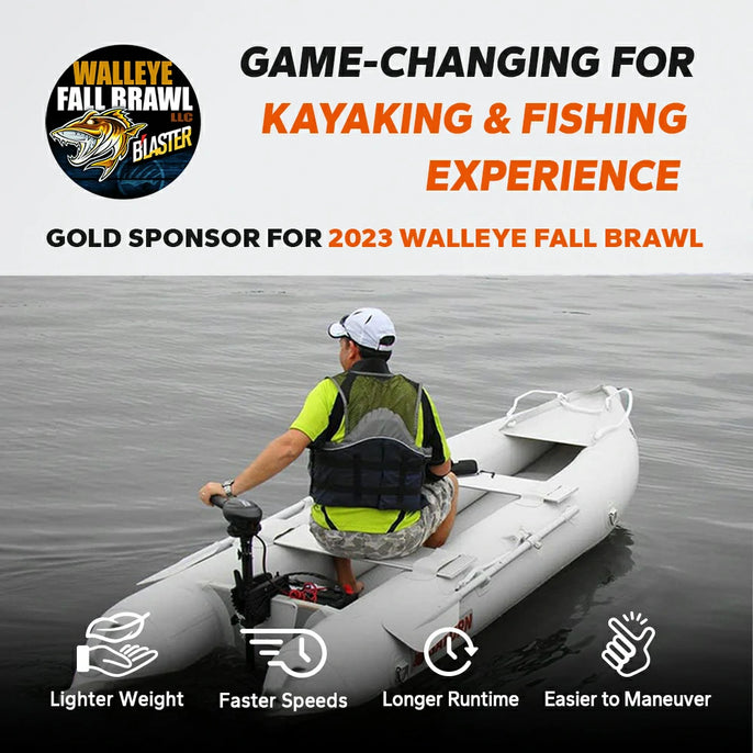 litime trolling motor battery -Game-changing for kayak fishing' with lighter weight, faster speeds, and longer runtime - Gold Sponsor for 2023 Walleye Fall Brawl