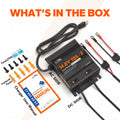battery package of LiTime 2 Bank Battery Charger