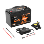 LiTime 12V 100Ah Smart ComFlex Battery with Bluetooth & Victron Communication