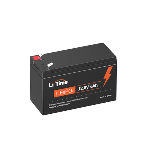 LiTime 12V 6Ah LiFePO4 Lithium Battery
