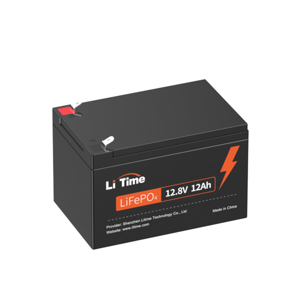 surface of litime 12 volt 12ah deep cycle lithium battery