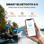 LiTime 16V 30Ah kayak fish finder battery with bluetooth 5.0