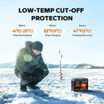 LiTime 16V 30Ah lithium marine batteries with low-temp cut off protection
