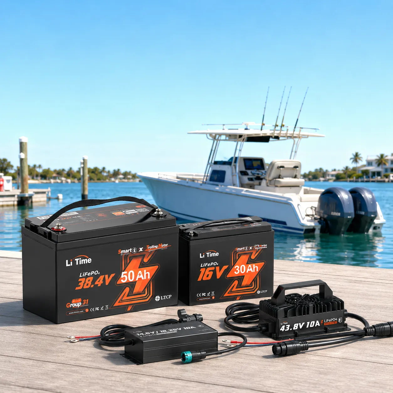 Kayak & Small Boat Battery Kits for Fish Finders & Trolling Motors
