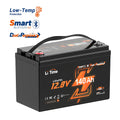 the surface of litime 12v 140ah marine dual purpose lithium battery