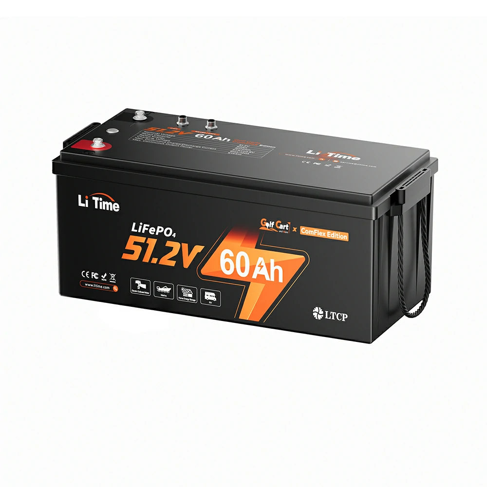 LiTime 48V 60Ah RS485 Marine LiFePO4 Battery