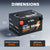 dimensions of litime lithium 560ah battery