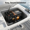 LiTime 36V 100Ah Bluetooth Marine LiFePO4 Battery