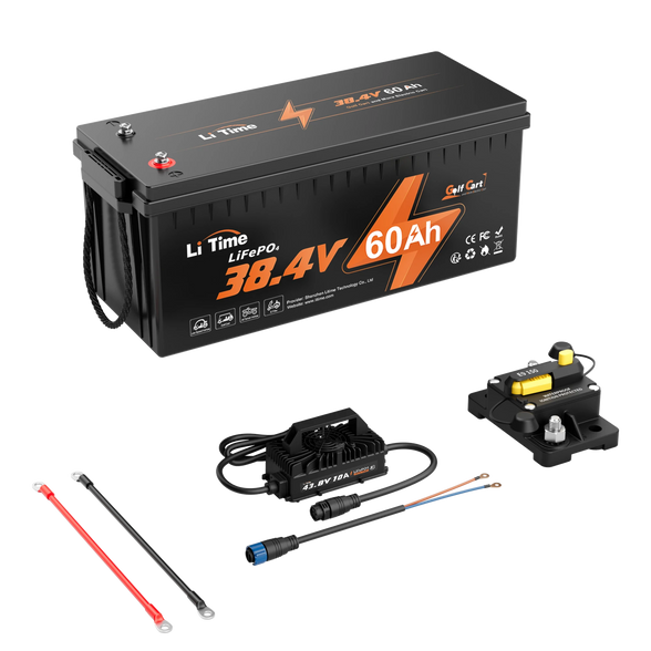 LiTime 36V 60Ah Lithium Golf Cart Battery