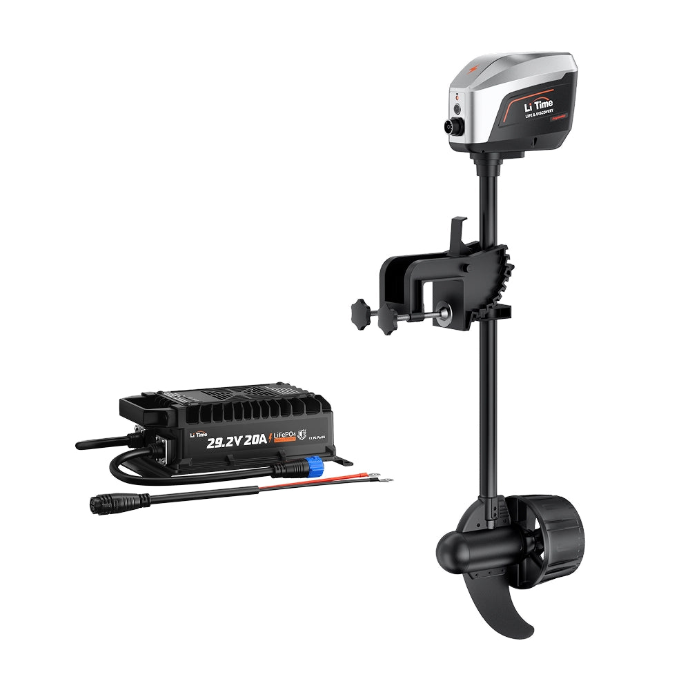 LiTime Argoseeker A1 24V700W/2HP Electric Outboard Motor