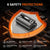 safety protection of litime 24v lifepo4 battery charger