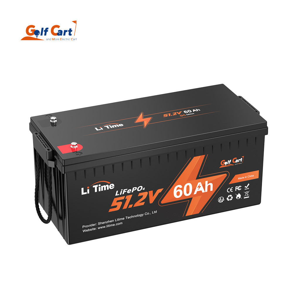 ✅Like New✅LiTime 48V (51.2V) 60Ah Lithium Golf Cart Battery, 120A BMS, 3072Wh Energy