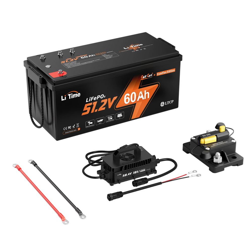 LiTime 48V-72V Marine Power Solution for 5001-10000W Electric Outboards and Trolling Motor