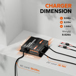 2 bank marine battery charger