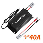 surface of litime 12v 40a lithium ion battery charger