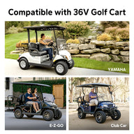 litime Best 36V lithium battery for golf cart used in YAMAHA,E-Z-GO,Club Car