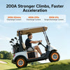 litime Best 36V lithium battery for golf cart with stronger climbs