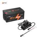  LiTime 36V 100Ah Lithium Golf Cart batteries + 36V 25A charger
