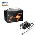 LiTime 36v trolling motor lithium battery kit with 25A charger for lithium battery