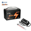 LiTime 36v trolling motor lithium battery kit with 36v 18A lifepo4 battery charger