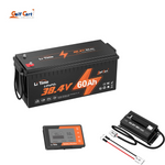 litime 36V 60Ah Golf Cart kit: battery + 38.4V 18A Charger+ 500A Monitor