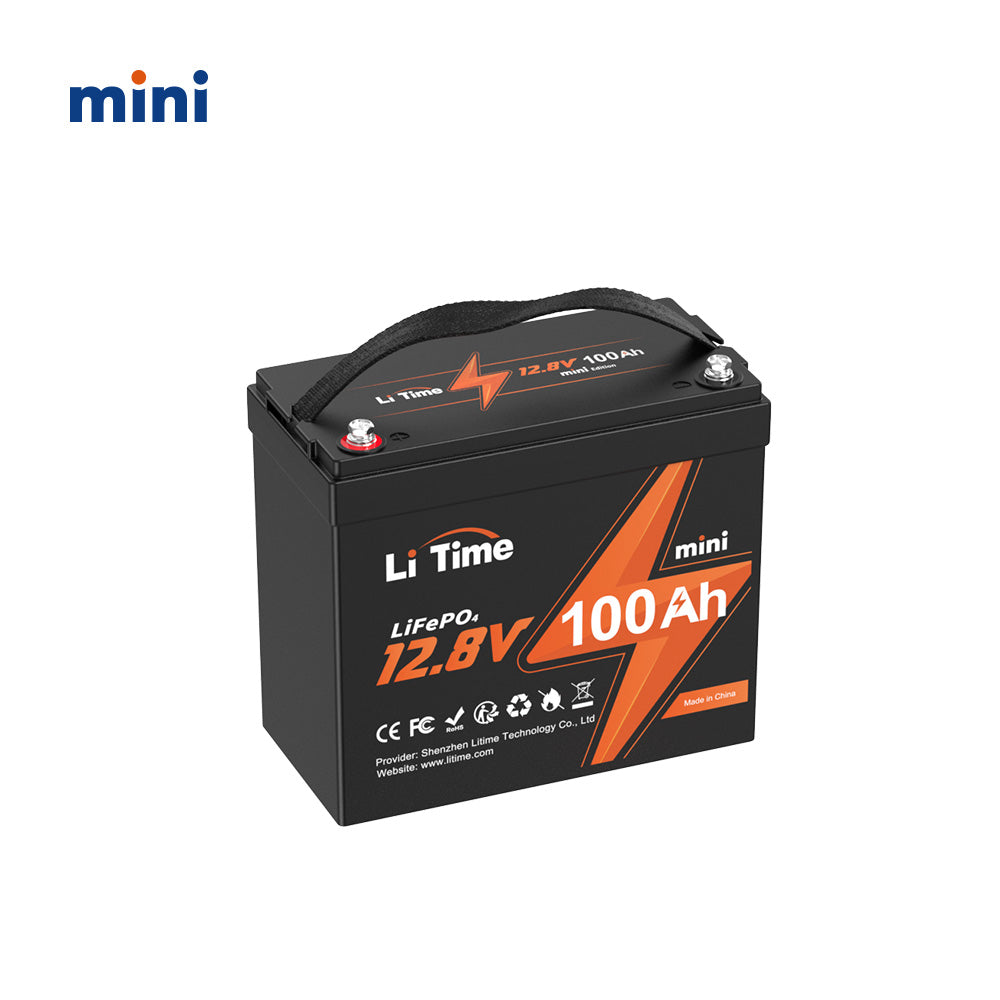 ✅Like New✅LiTime 12V 100Ah Mini LiFePO4 Lithium Battery, Upgraded 100A BMS, Max. 1280Wh Energy