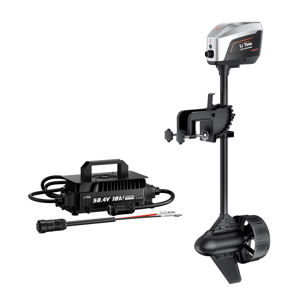 LiTime Argoseeker A2 48V2000W/5HP Electric Outboard Motor【 Limited $250 OFF Code: LTAS2 】
