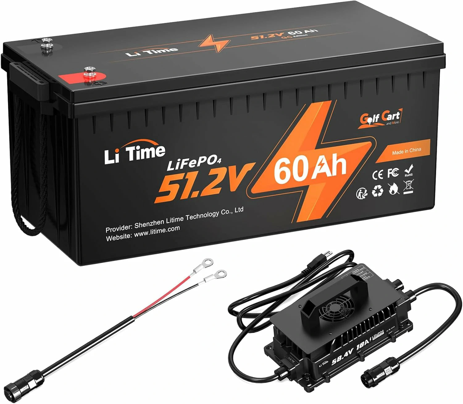 48V 60Ah battery + 18A charger