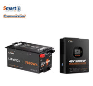 litime solar battery kit | 48V 150Ah  Lithium Battery + 5000w Inverter Charger