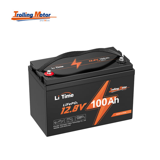 ✅Like New✅LiTime 12V 100Ah TM LiFePO4 Battery, Low-Temp Protection for Trolling Motors 1000