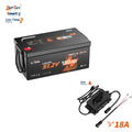 litime 48V (51.2V) 100Ah Golf Cart Bluetooth Lithium Battery + compatible charger