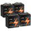4 packs of LiTime 48V 30Ah GC2 lifepo4 golf carts battery
