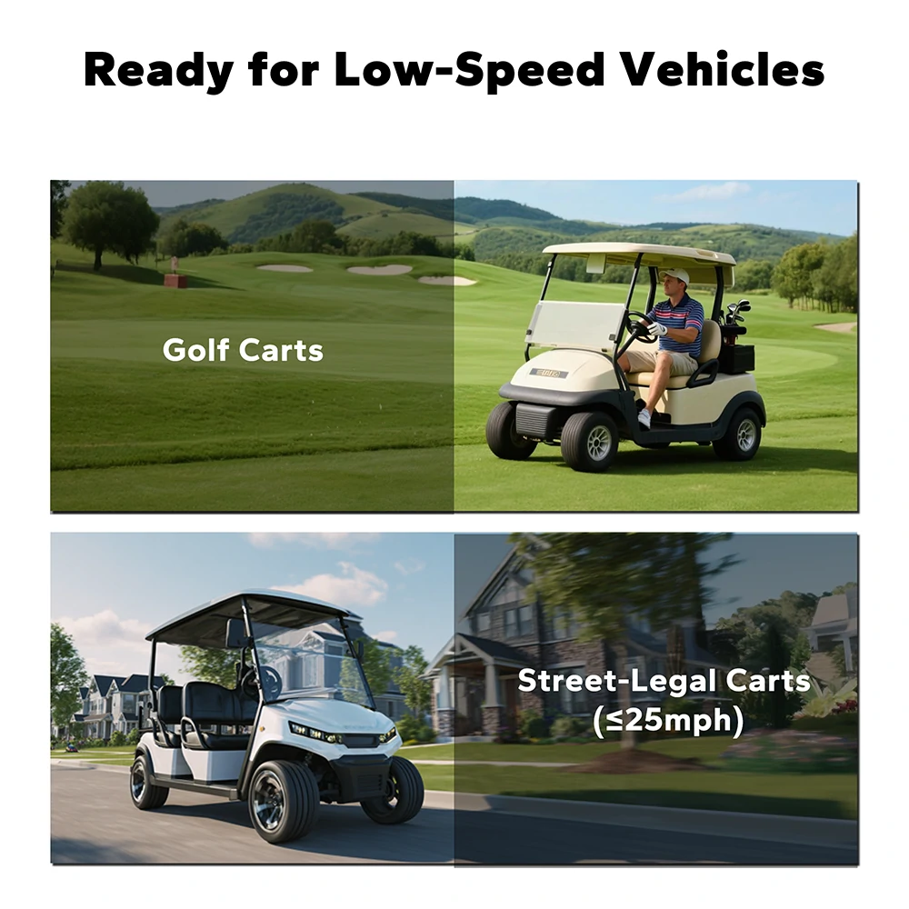 application of litime 48v 60ah lithium battery for golf cart, street-legal carts