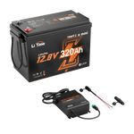 LiTime 12V 320Ah Mini Bluetooth Lithium Battery for RV and Camping