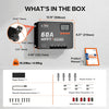 dimension information of litime 60a mppt solar charge controller 12v/24v/36v/48v