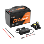 LiTime 12V 100Ah Self Heating LiFePO4 Lithium Battery