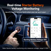 litime 500a battery monitor shunt with real-time starter battery voltage monitoring