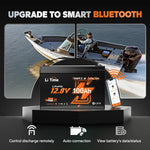 LiTime smart Bluetooth Trolling Motor Battery: Group 31 size, remote discharge control & real-time monitoring via smartphone app