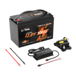 LiTime 12 Volt 100Ah TM Lithium Marine Trolling Motor Battery with Bluetooth